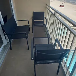 Ocean View - Direct Ocean Front-pool Is Open Apartment Daytona Beach